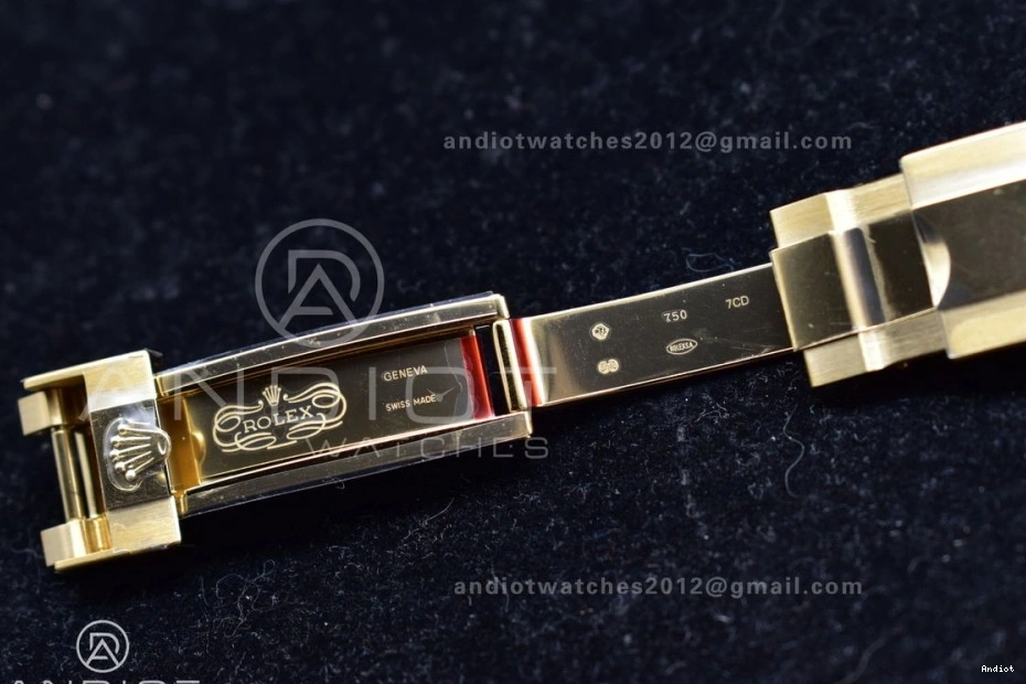 Best 1:1 Black Markers Clean 116505 Bracelet Daytona Edition V2 YG Dial SA4130 on YG 0212